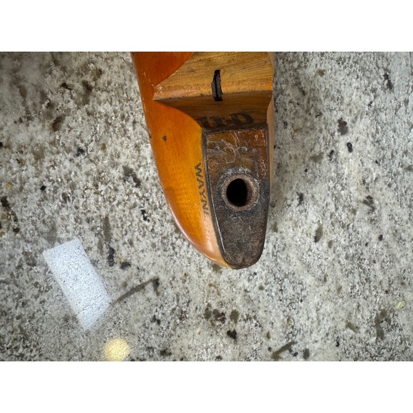 Vintage Wayne Alco Wooden Shoe Last Size 11 D Cobbler Tool Industrial Decor J2.a - Picture 2 of 7